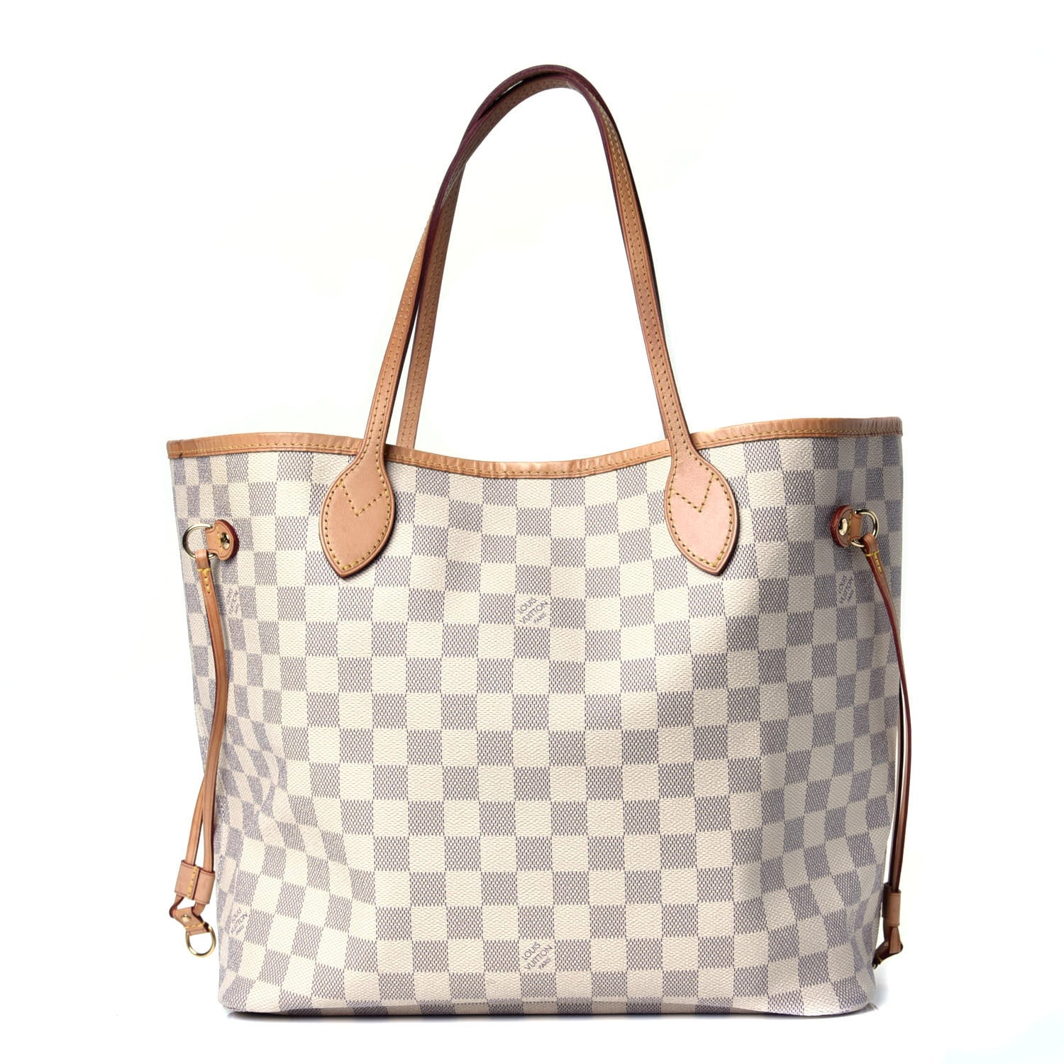 Louis Vuitton Damier Azur Neo Neverfull MM Rose Ballerine 1 of 4