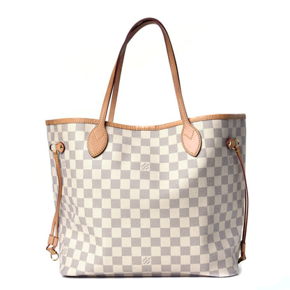 Louis Vuitton Damier Azur Neo Neverfull MM Rose Ballerine 1 of 4