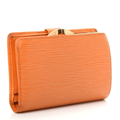 Louis Vuitton Epi French Purse Wallet Mandarin 3 of 14