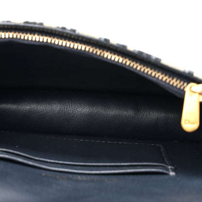 Christian Dior Oblique Saddle Belt Bag Blue 5 of 13