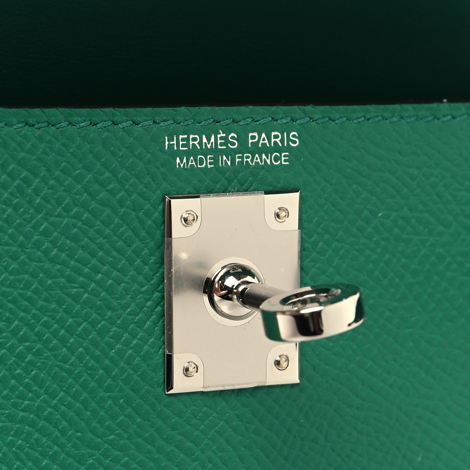 Hermes Epsom Mini Kelly Sellier 20 Vert Vertigo 6 of 10