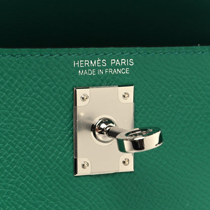 Hermes Epsom Mini Kelly Sellier 20 Vert Vertigo 6 of 10