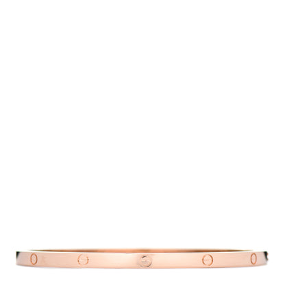 Cartier 18K Pink Gold Small LOVE Bracelet 18 1 of 5