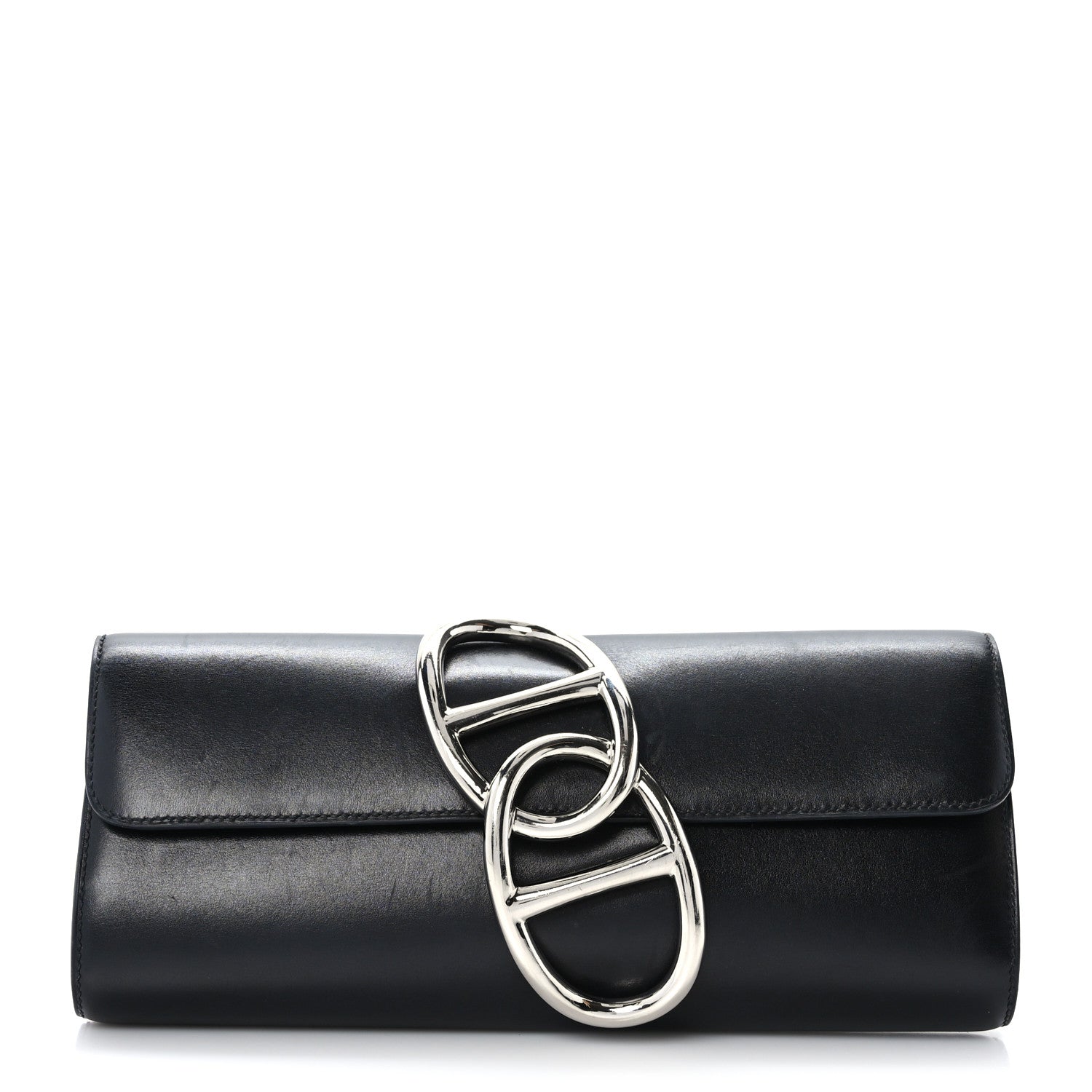 Hermes Box Egee Clutch Black 1 of 9