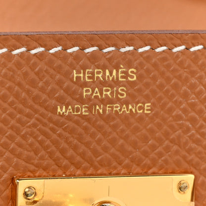 Hermes Epsom Kelly Wallet To Go Gold 8 of 10