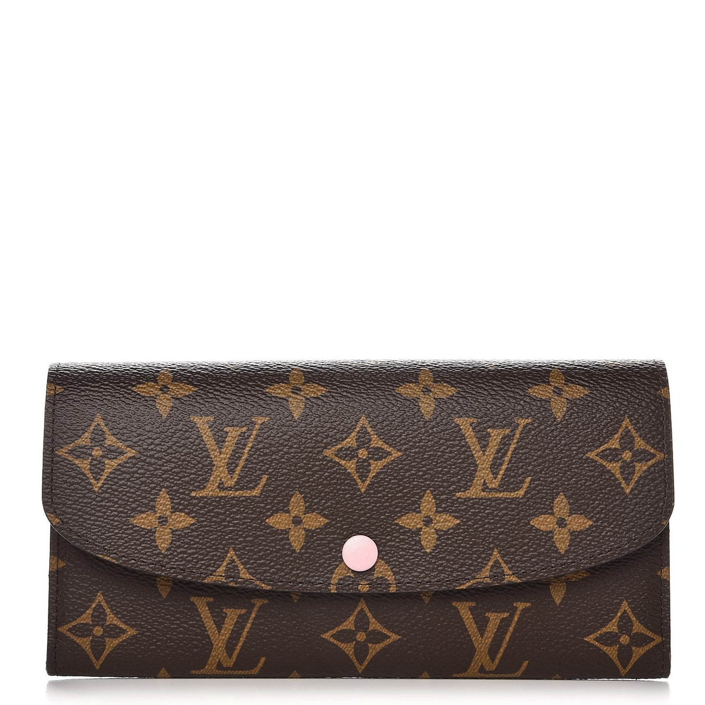 Monogram Emilie Wallet Rose Ballerine
