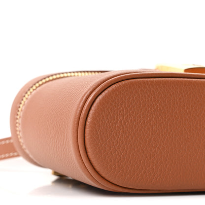 Louis Vuitton Grained Calfskin Low Key Vanity Pouch Cognac 7 of 8