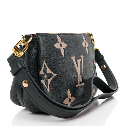 Louis Vuitton Empreinte Monogram Giant Multi Pochette Accessories Black Beige 3 of 14