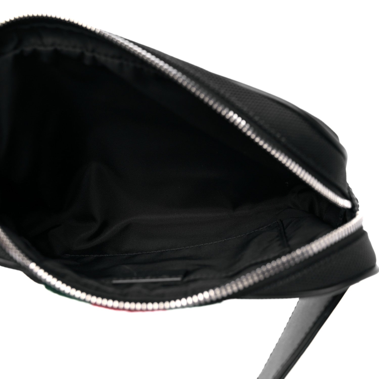 Gucci Canvas Web Slim Belt Bag Black 6 of 15