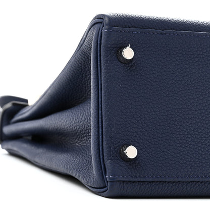 Hermes Togo Kelly Retourne 28 Bleu Saphir 9 of 11