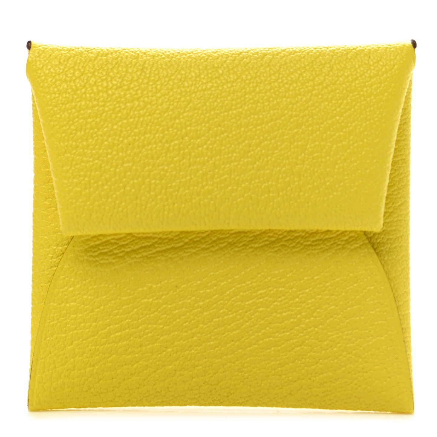 Chevre Mysore Bastia Coin Purse Jaune Citron