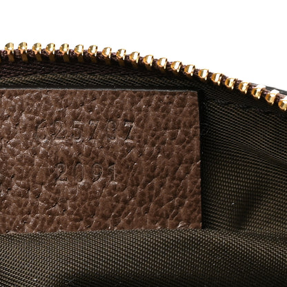 Gucci GG Supreme Monogram Web Ophidia Dome Key Pouch Beige New Acero 7 of 8