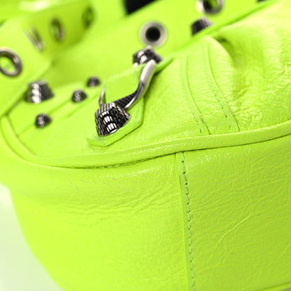 Balenciaga Agneau Arena Le Cagole Shoulder Bag XS Fluo Yellow 9 of 22