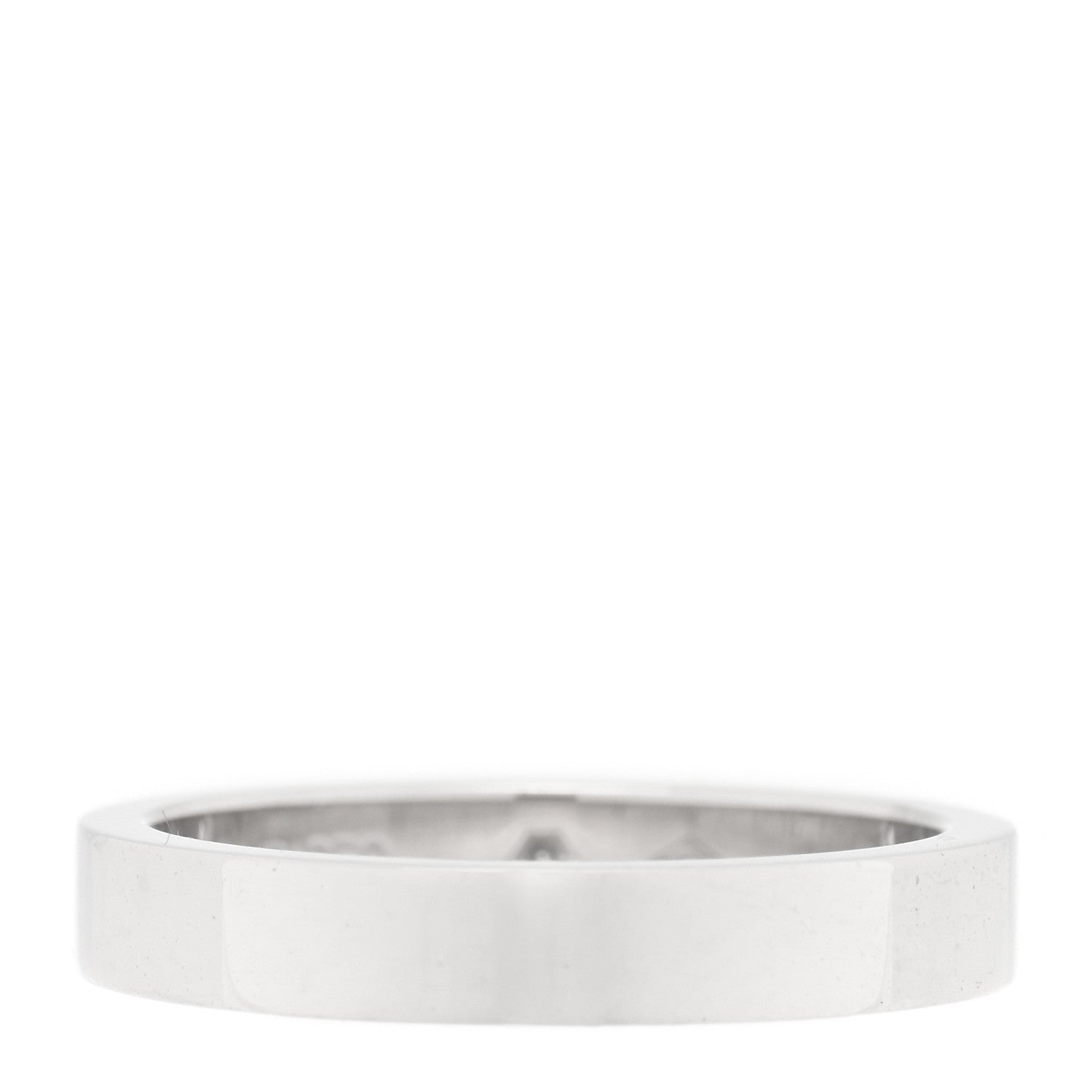 Cartier Platinum Diamond 3mm C De Cartier Wedding Band Ring 47 4 3 of 4