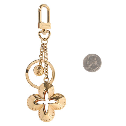 Louis Vuitton Metal Eclipse Bag Charm Key Holder Gold 2 of 2