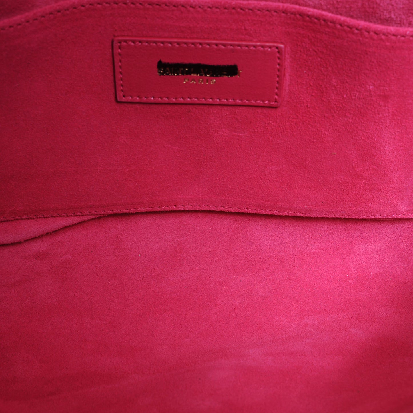 Leather Classic Y Chyc Clutch Fuchsia