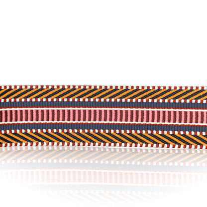 Hermes Toile Swift 50mm Sangle Cavale Shoulder Strap Ambre Rose D'Ete Gold 7 of 7