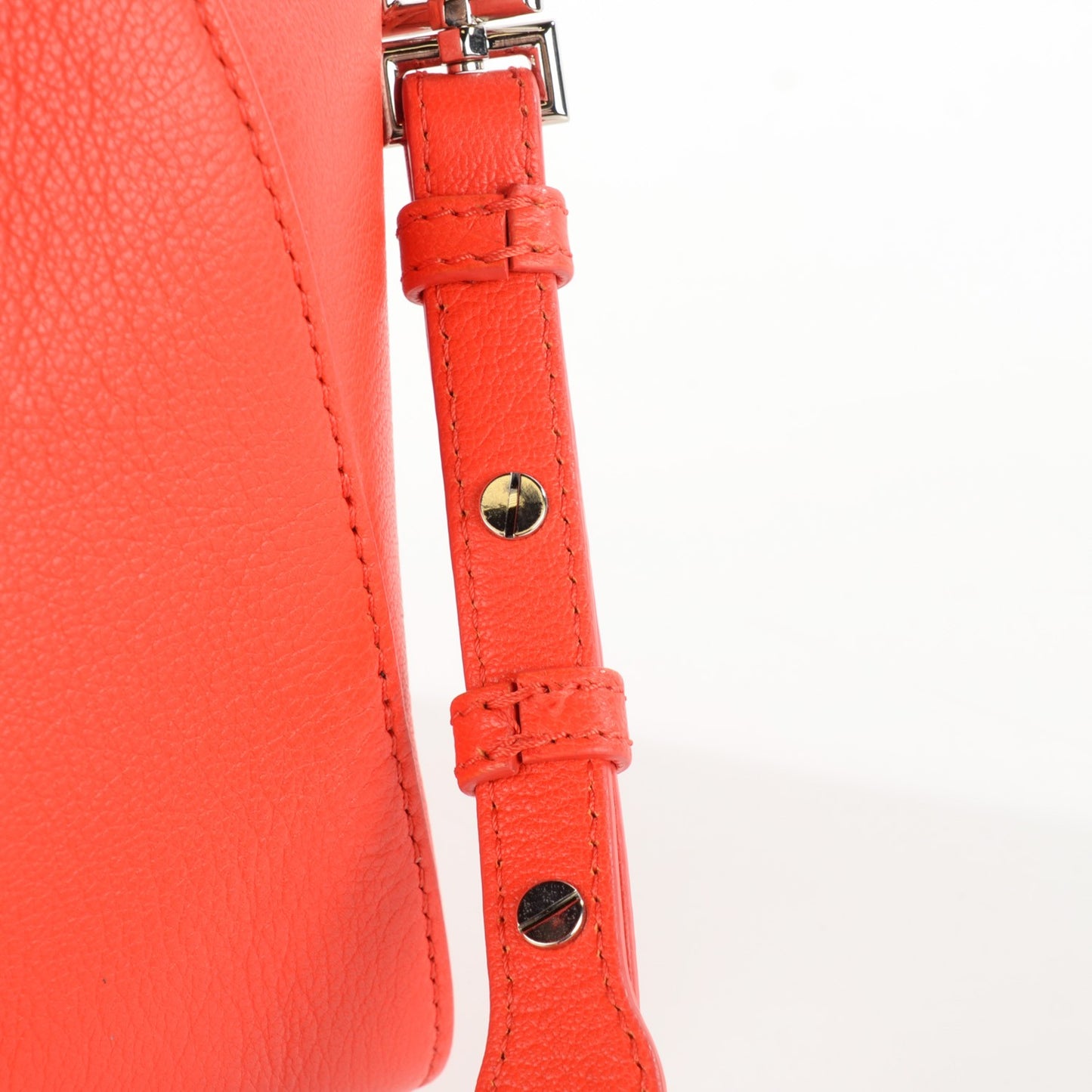 Sugar Goatskin Mini Antigona Burnt Orange