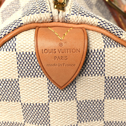 Louis Vuitton Damier Azur Speedy 25 6 of 9