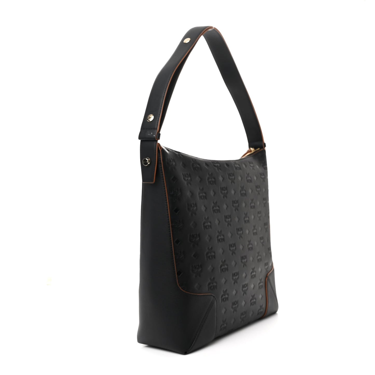 Calfskin Ottomar Monogram Large Klara Hobo Black