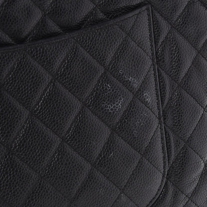 Chanel Caviar Quilted Large Slide Pouch Black 10 of 10