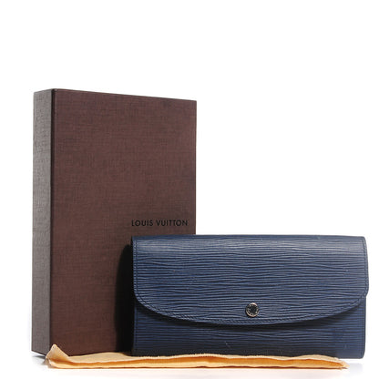 Louis Vuitton Epi Emilie Wallet Indigo 5 of 12