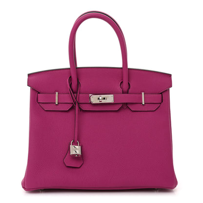 Hermes Togo Birkin 30 Rose Pourpre 1 of 12