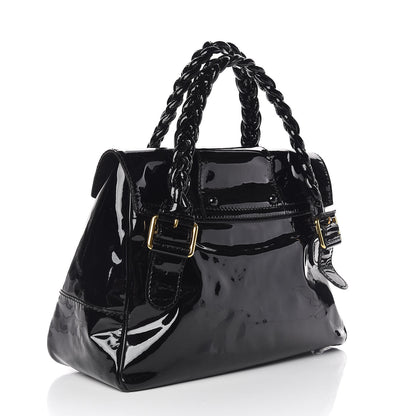 Valentino Garavani Patent Large Histoire Black 3 of 10