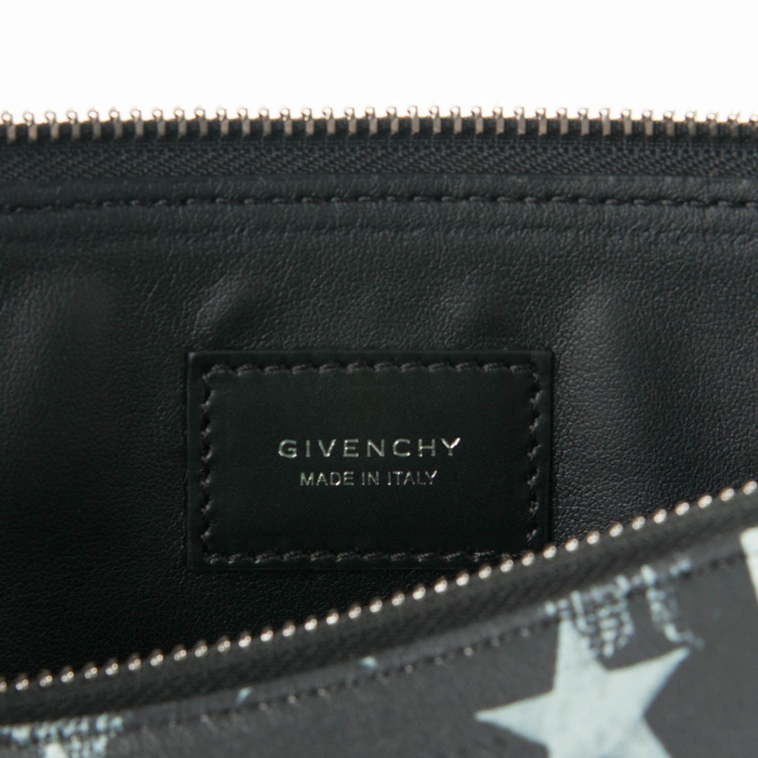 Givenchy Lambskin Flag Print Zip Pouch Multicolor 5 of 8