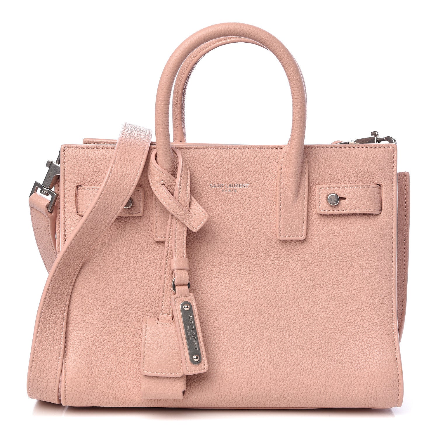 Saint Laurent Grained Calfskin Nano Sac De Jour Souple Nude 1 of 10