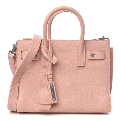 Saint Laurent Grained Calfskin Nano Sac De Jour Souple Nude 1 of 10