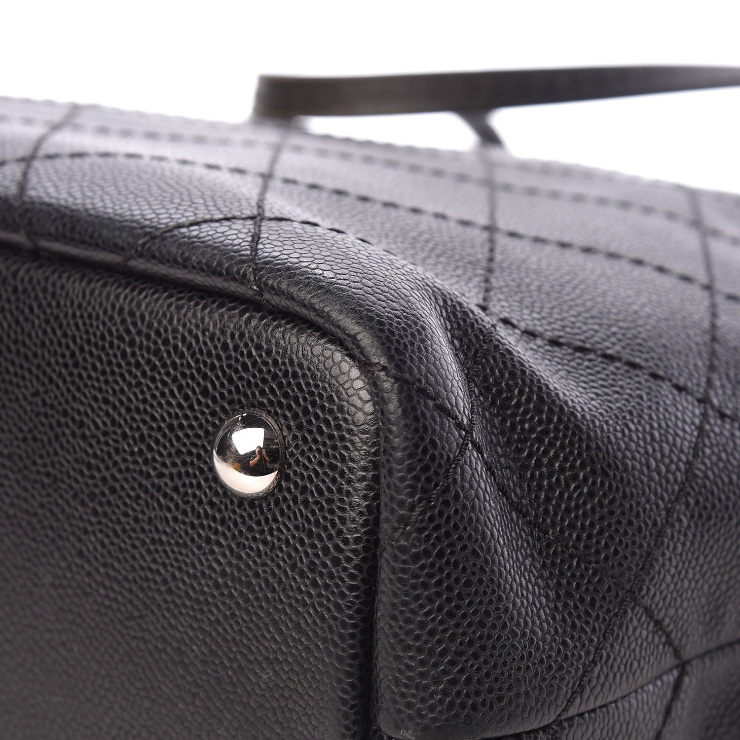 Chanel Grained Calfskin Shopping Fever Tote Black 13 of 21