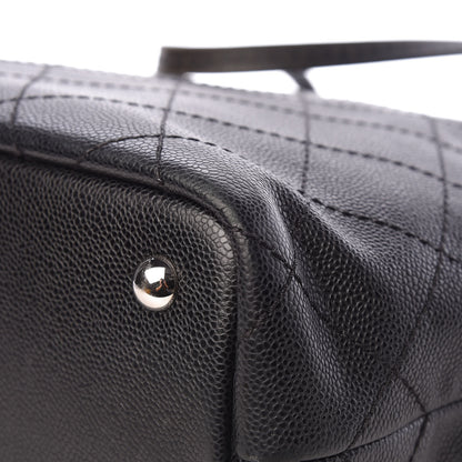 Chanel Grained Calfskin Shopping Fever Tote Black 13 of 21