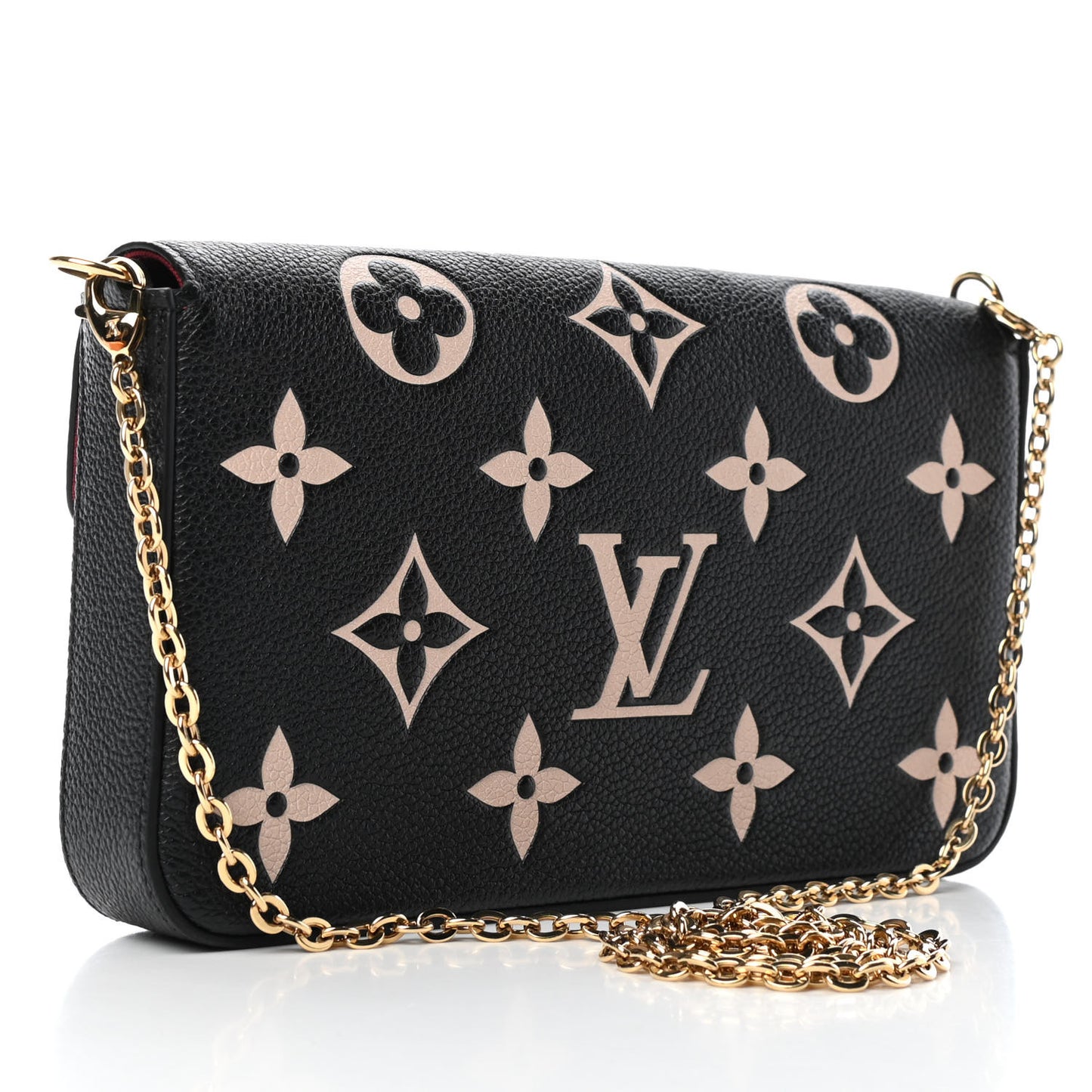 Empreinte Monogram Giant Felicie Pochette Black Beige