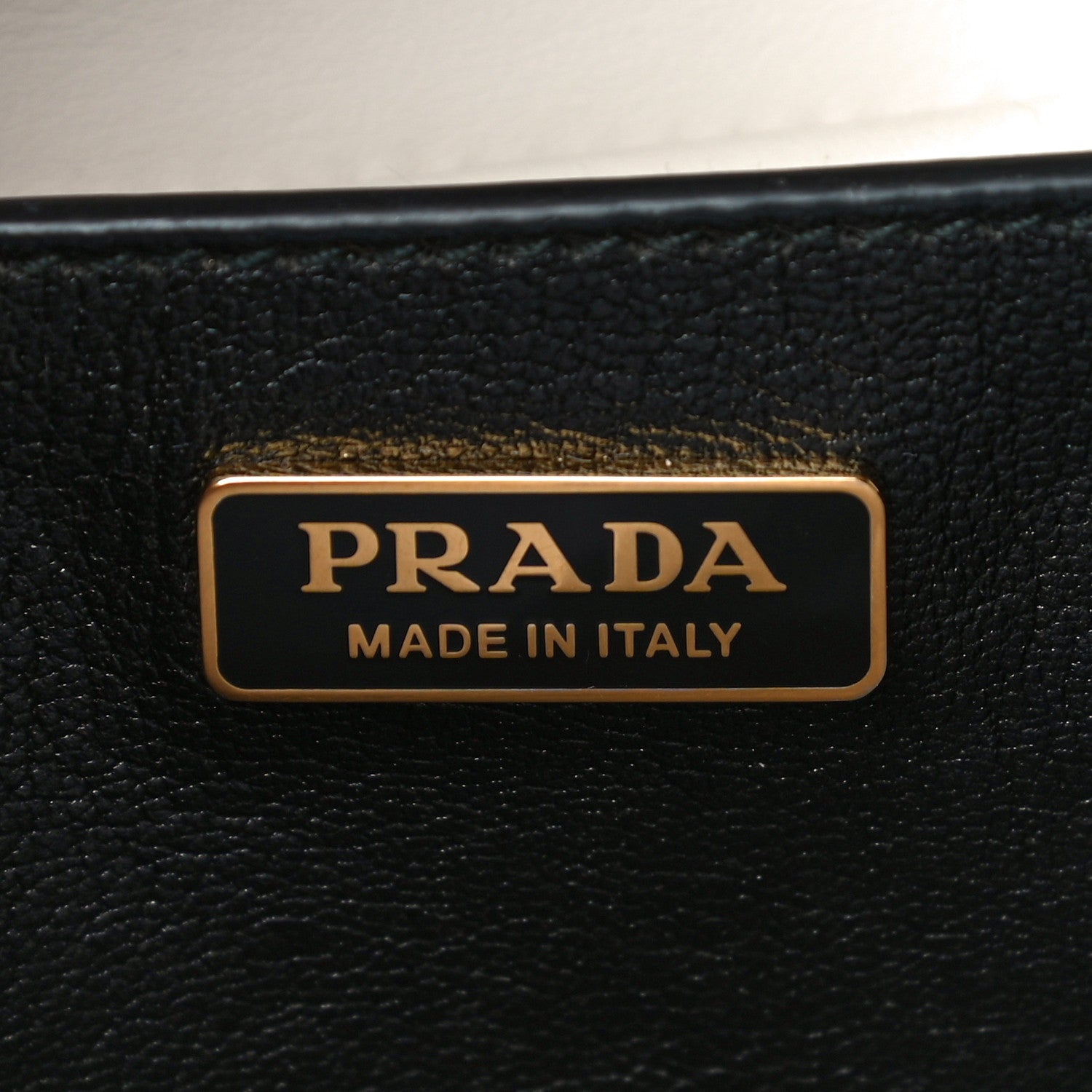 Prada City Calf Saffiano Cahier Bag Talco Black 6 of 9