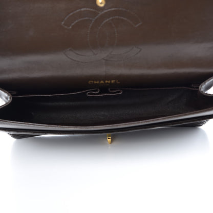Chanel Lambskin Medium Double Flap Bijoux Chain Brown 6 of 12