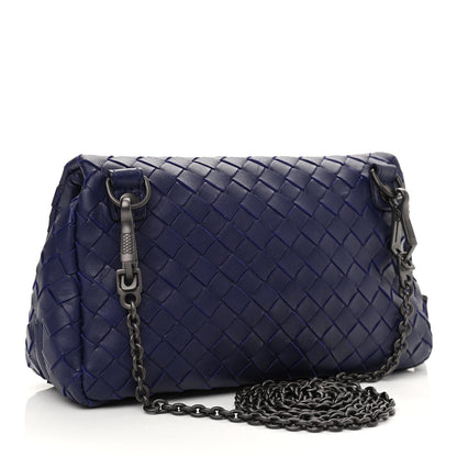 Bottega Veneta Nappa Intrecciato Small Chain Crossbody Atlantic 3 of 12