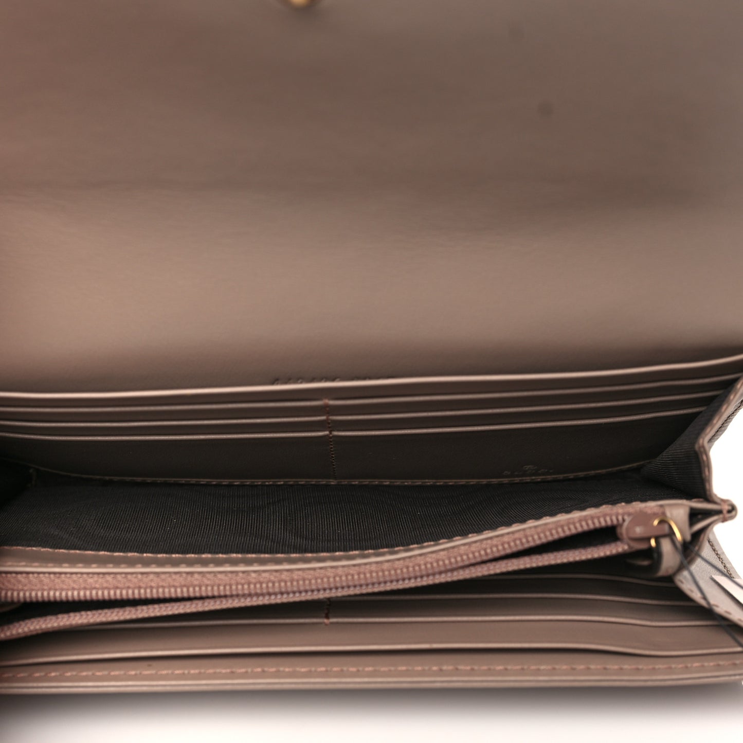 Calfskin Matelasse GG Marmont Continental Wallet Porcelain Rose