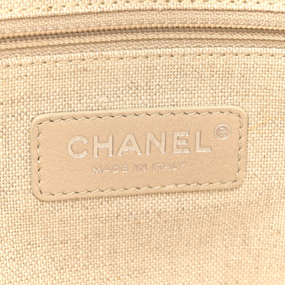 Chanel Mixed Fibers Small Deauville Tote White 8 of 12