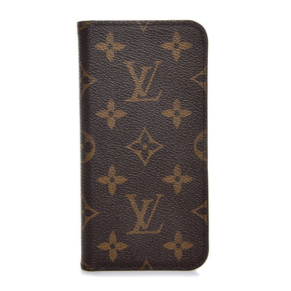 Louis Vuitton Monogram iPhone X Folio Case 1 of 9