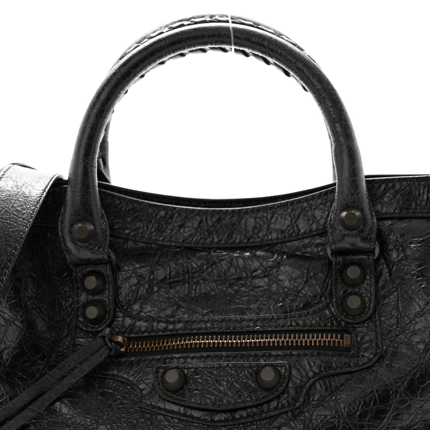 Balenciaga Agneau Arena Classic Hardware Small Le City Black 7 of 9
