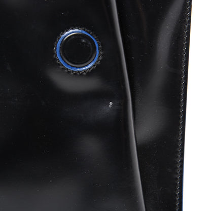 MCM Calfskin Studded Flap Pouch Black 9 of 9