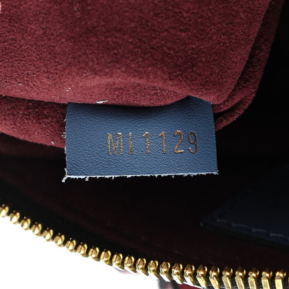 Louis Vuitton Monogram Beaubourg Hobo Mini Bordeaux Red Peach Safran Blue Jean Blue 7 of 10