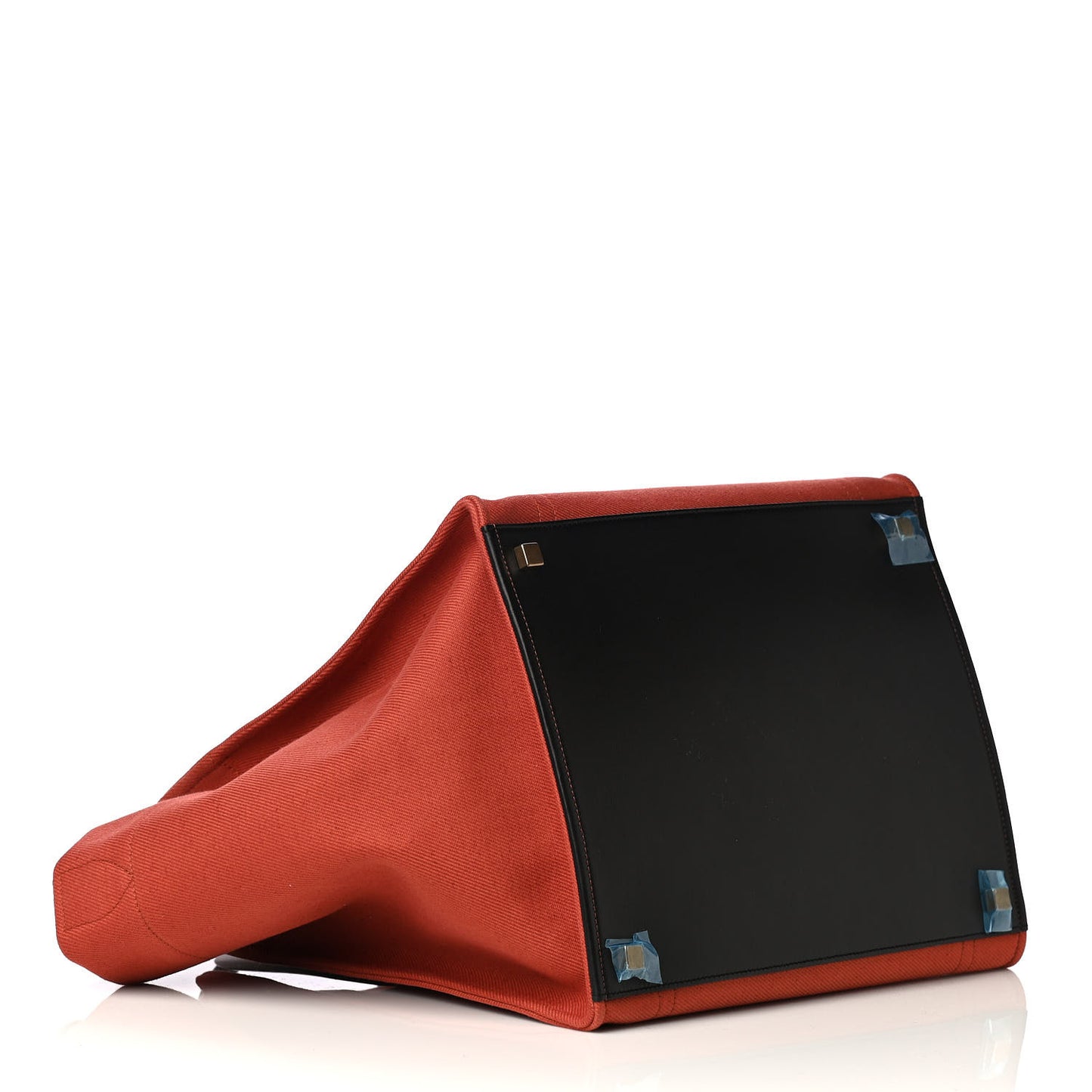 Cotton Canvas Medium Phantom Luggage Rust Orange