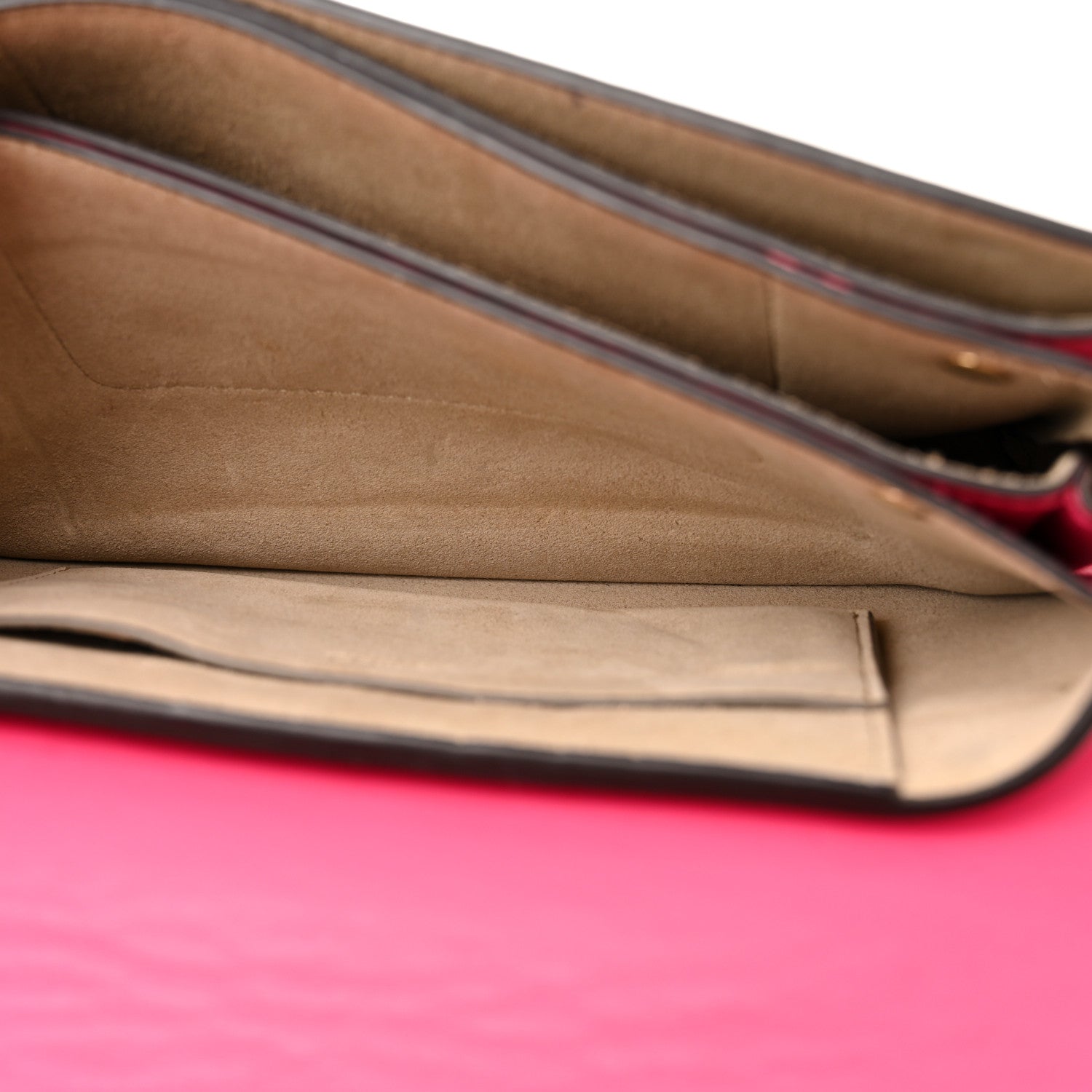 Chloe Suede Calfskin Small Faye Shoulder Bag Fuchsia Rose 7 of 14