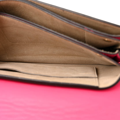 Chloe Suede Calfskin Small Faye Shoulder Bag Fuchsia Rose 7 of 14