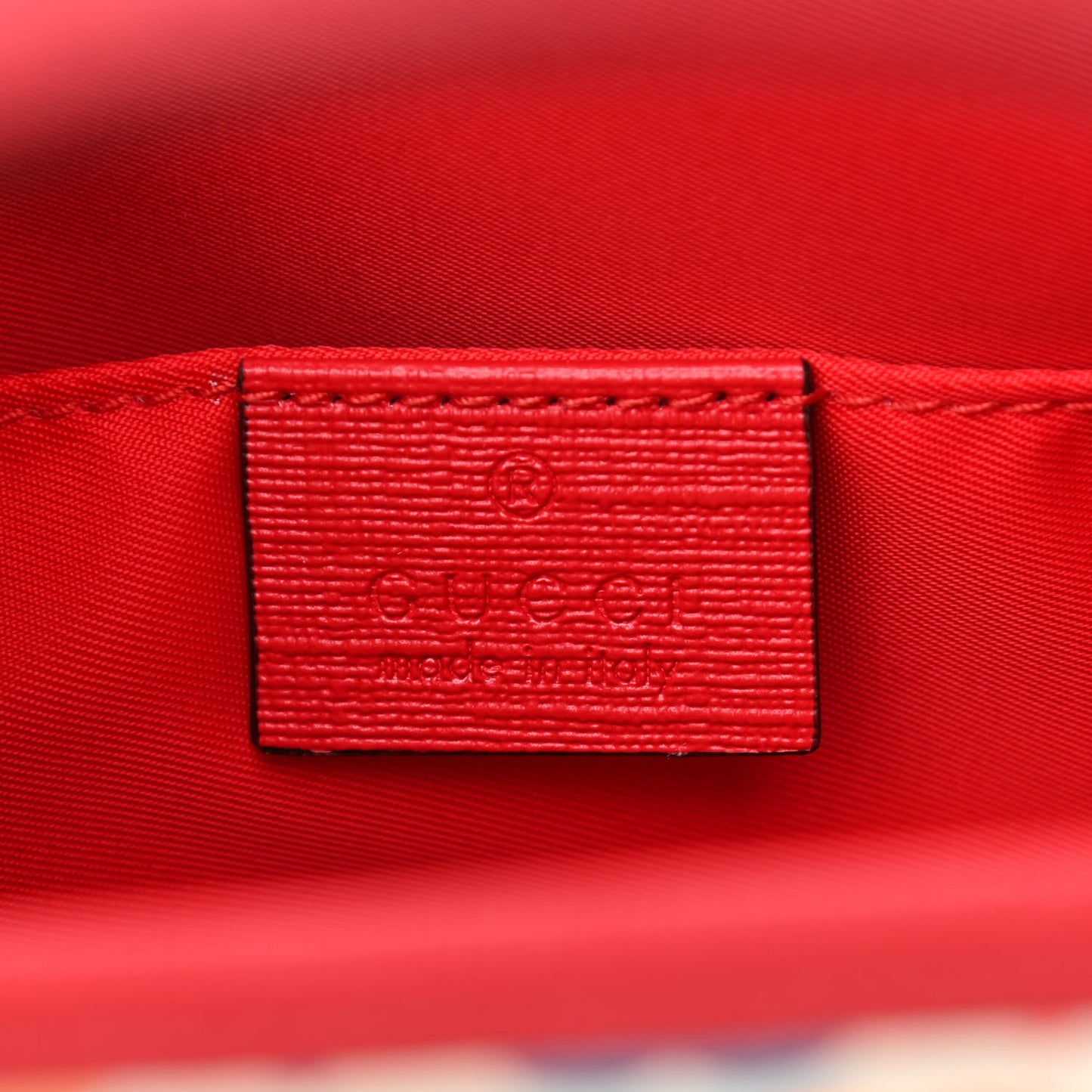 Coated Canvas Childrens Heart Tote Red