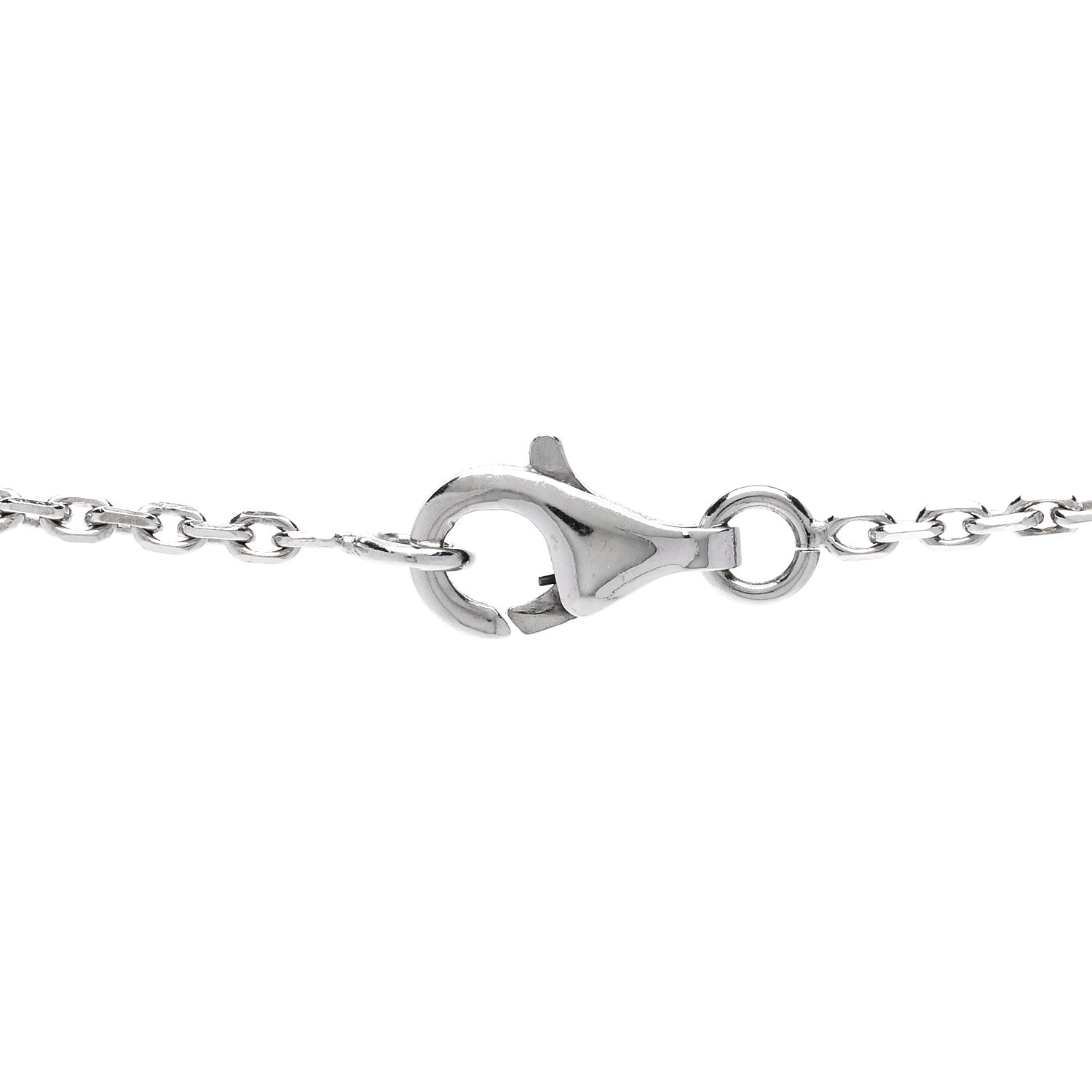 Chanel 18K White Gold Diamond Black Onyx Camelia Sculpte Drop Pendant Necklace 5 of 5