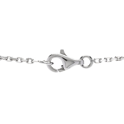 Chanel 18K White Gold Diamond Black Onyx Camelia Sculpte Drop Pendant Necklace 5 of 5