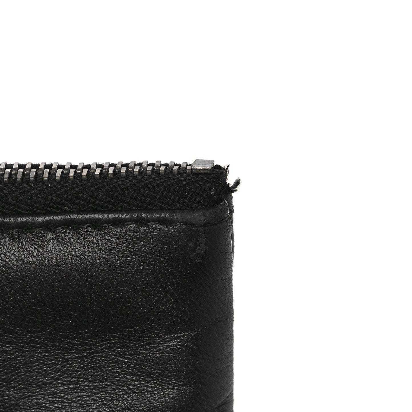 Lambskin Patent Quilted Large Cosmetic Case Black